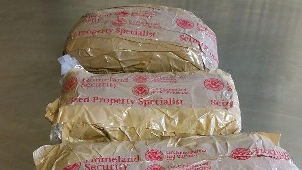 Drugs worth $844K seized after 3 incidents at border